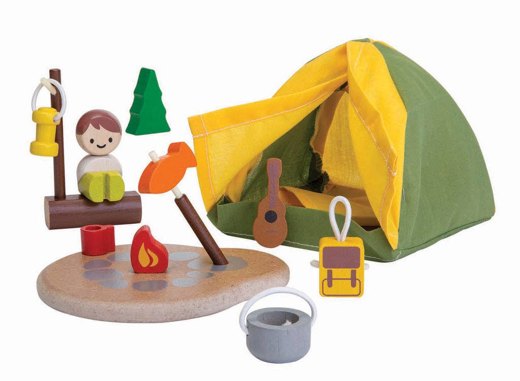 Camping Set - Wooden Dollhouse Toy PlanToys
