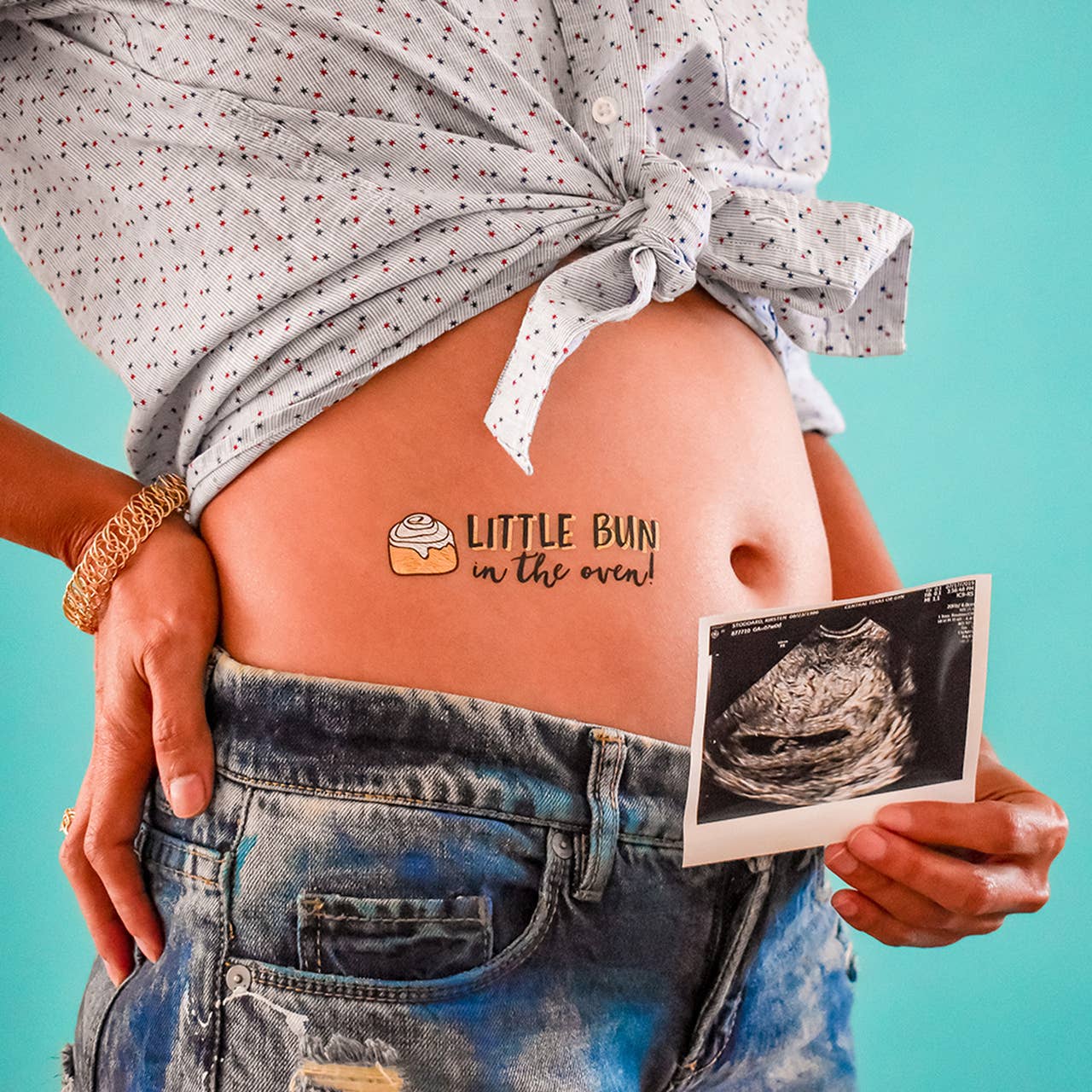 Mama Milestones Fruit Temporary Tattoo Pack