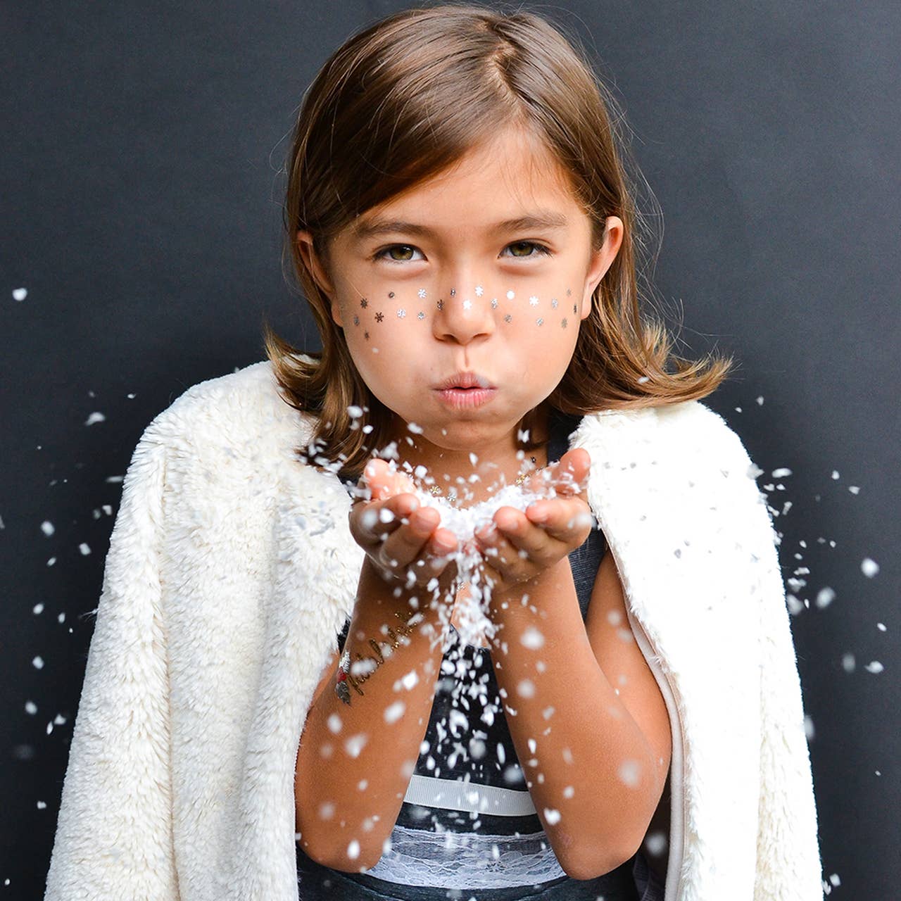 Snowflake Freckles Temporary Tattoo