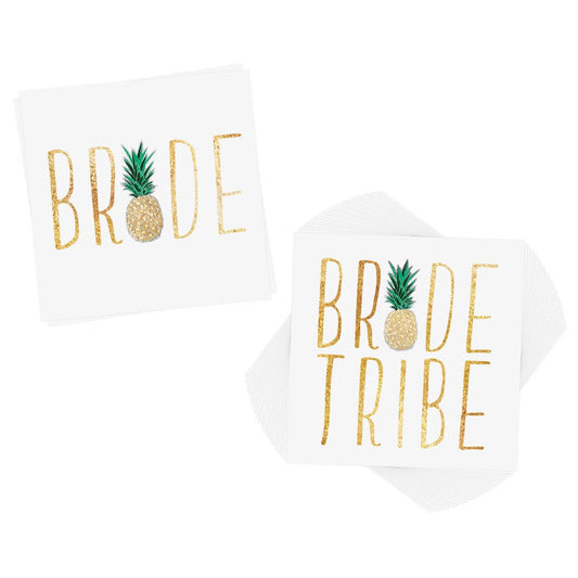 Bachelorette Bling Pineapple Variety Set - Temporary Tattoo