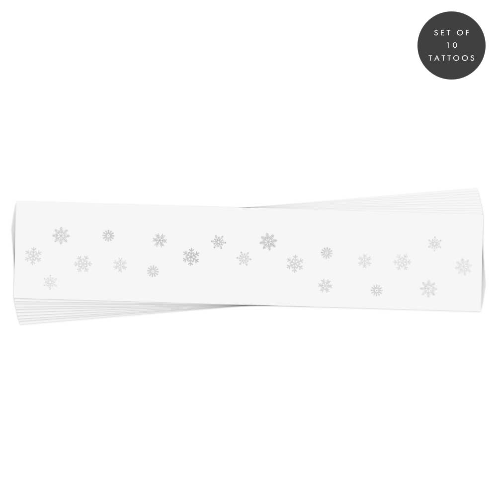 Snowflake Freckles Temporary Tattoo