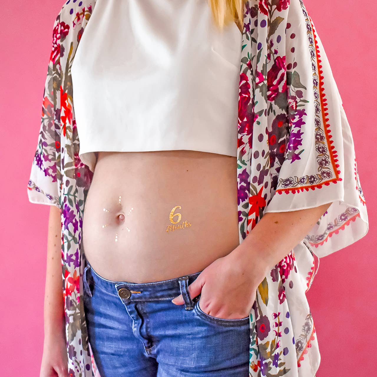 Mama Milestones Henna Temporary Tattoo Pack