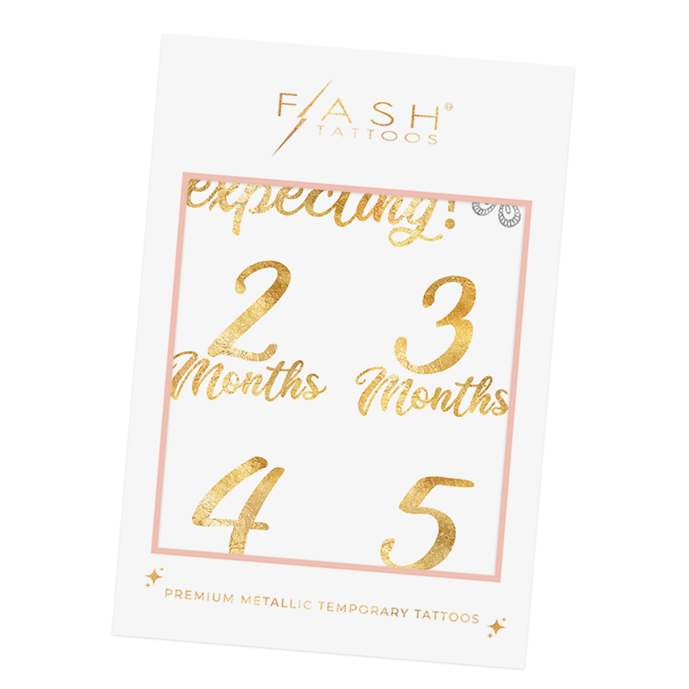 Mama Milestones Henna Temporary Tattoo Pack